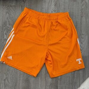 University of Tennessee Adidas Pocketed Gym Shorts- Size Large
